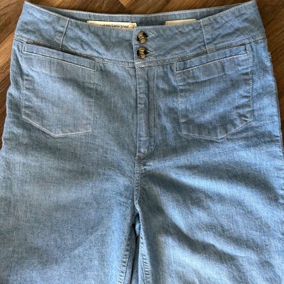 Pilcro By Anthropology Light Weight Wide Leg Jeans YK2 - Picture 3 of 9